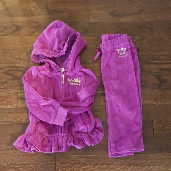 baby girl juicy couture tracksuit